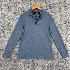 Truewerk Pullover Womens Medium Blue B2 Quarter Zip Long Sleeve Stretch Active M